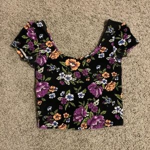 Forever21 Floral Crop Top- sz XS